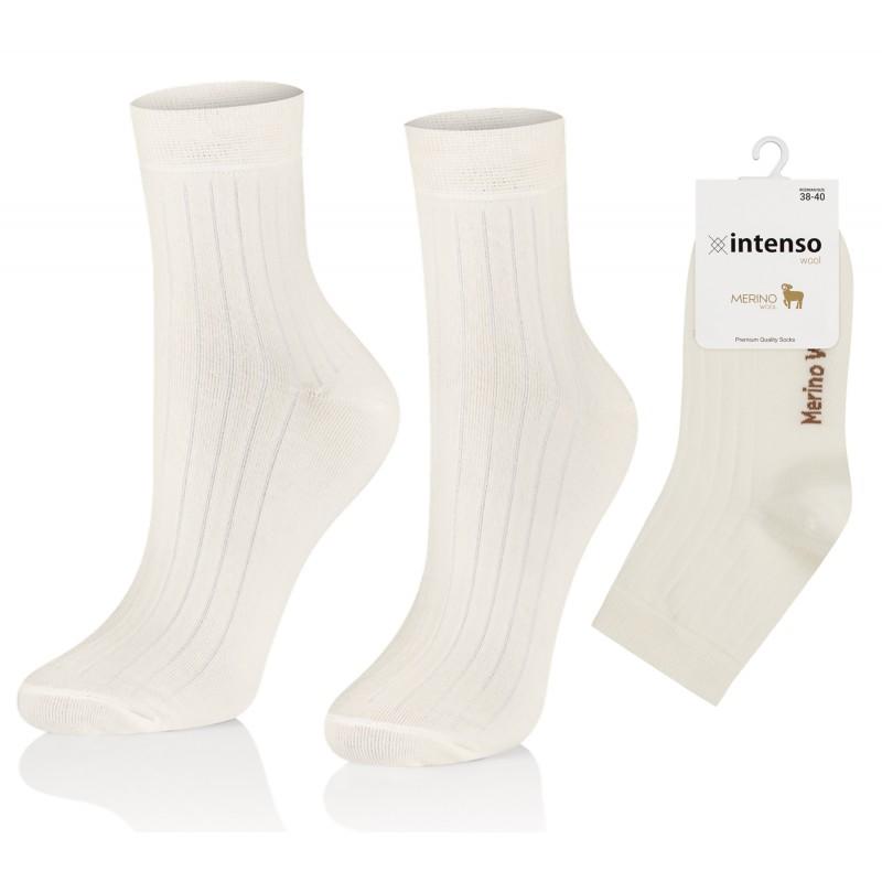 Skarpetki wełniane damskie wełny merino art. 0648