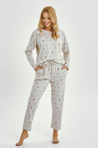 3430 piżama damska długa adele s-xl kolekcja aw 25/26