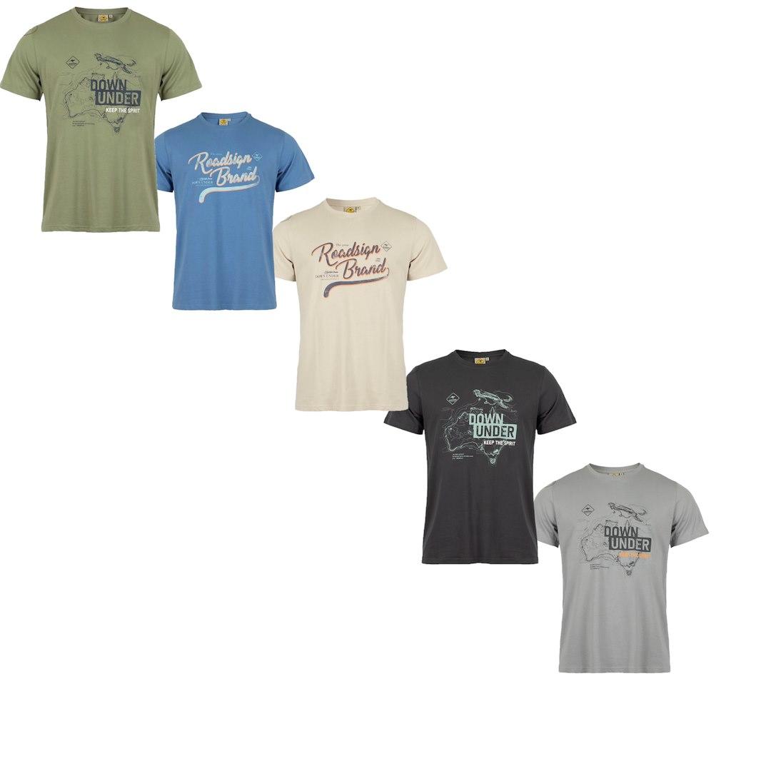 T-shirt męski roadsign brand mix 19-007555