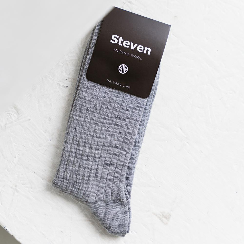 Skarpety bezuciskowe w prążek merino wool 130