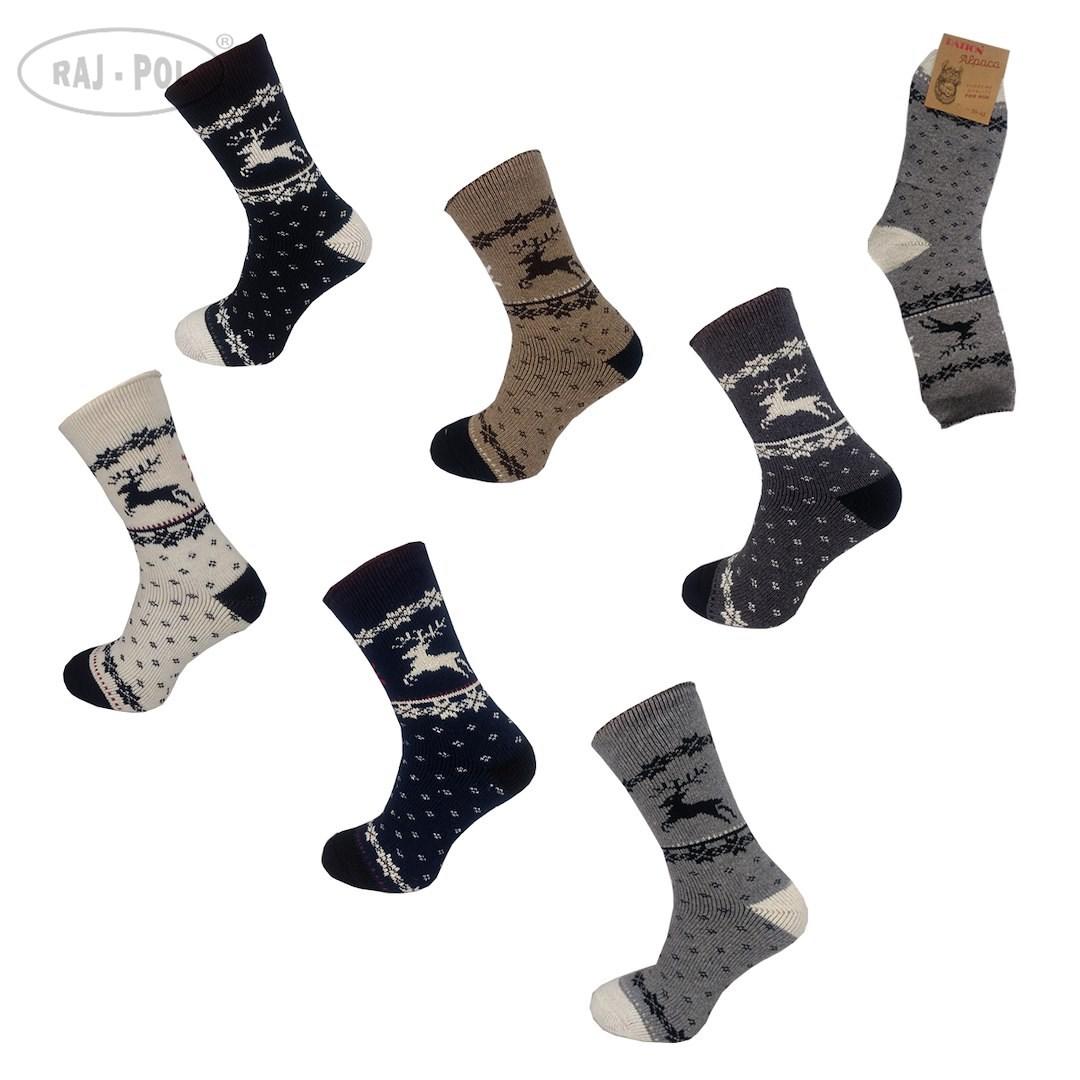 Skarpeta męska alpaca mix wzorów 722860