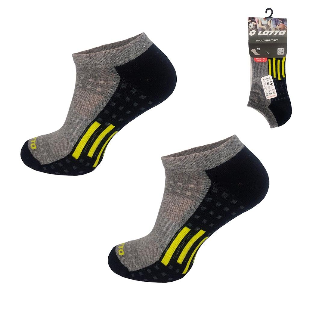 Stopki męskie lotto tiger black 1-pak  279220-1