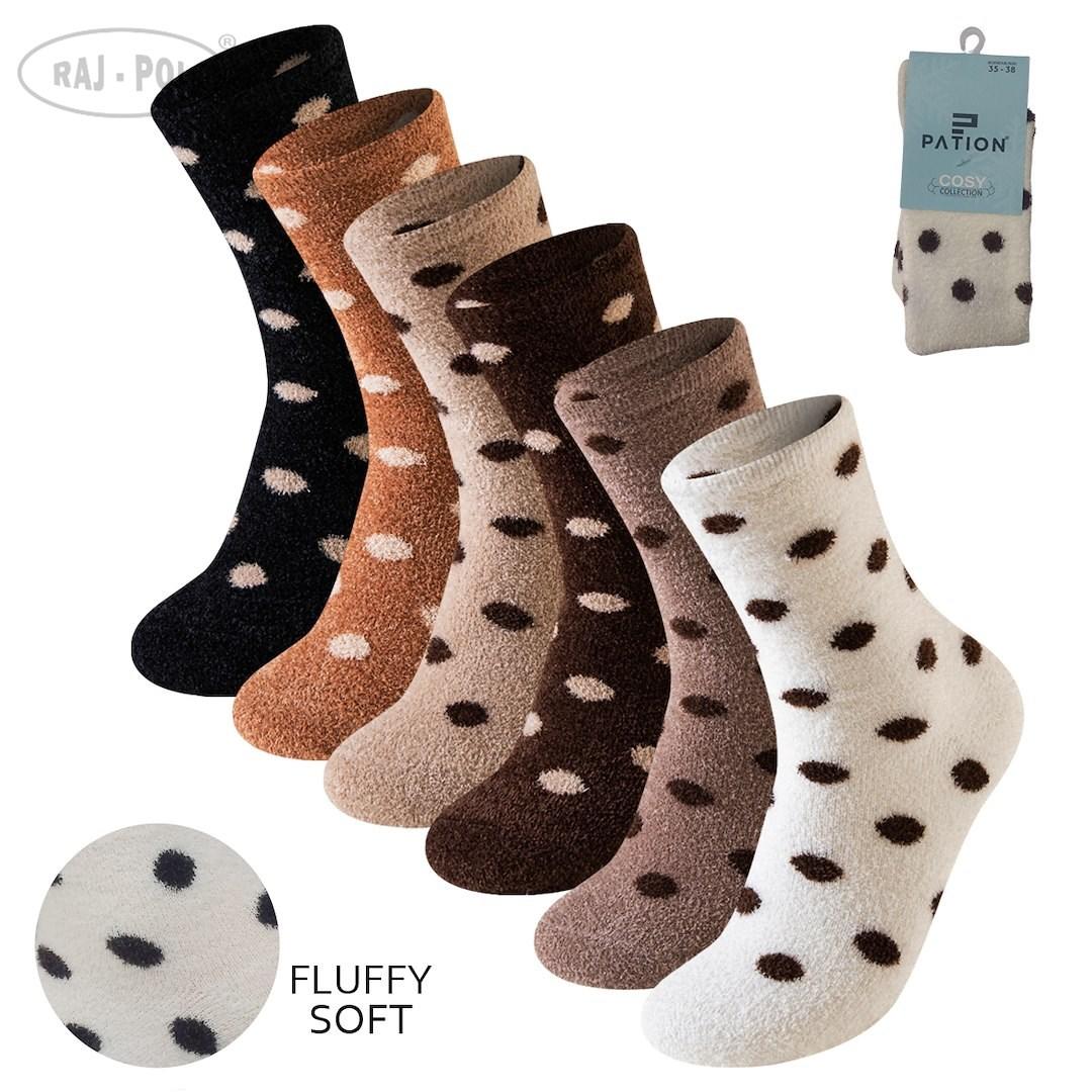 Skarpeta damska fluffy soft w25-15 757022, 757039