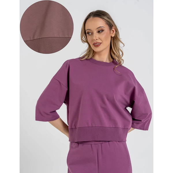 Bluzka dresowa damska obd3400-010