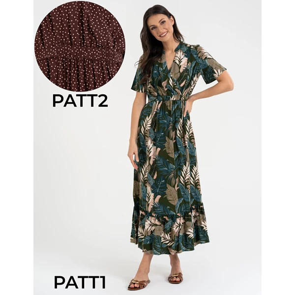 Sukienka damska wiskozowa mdw4000-007