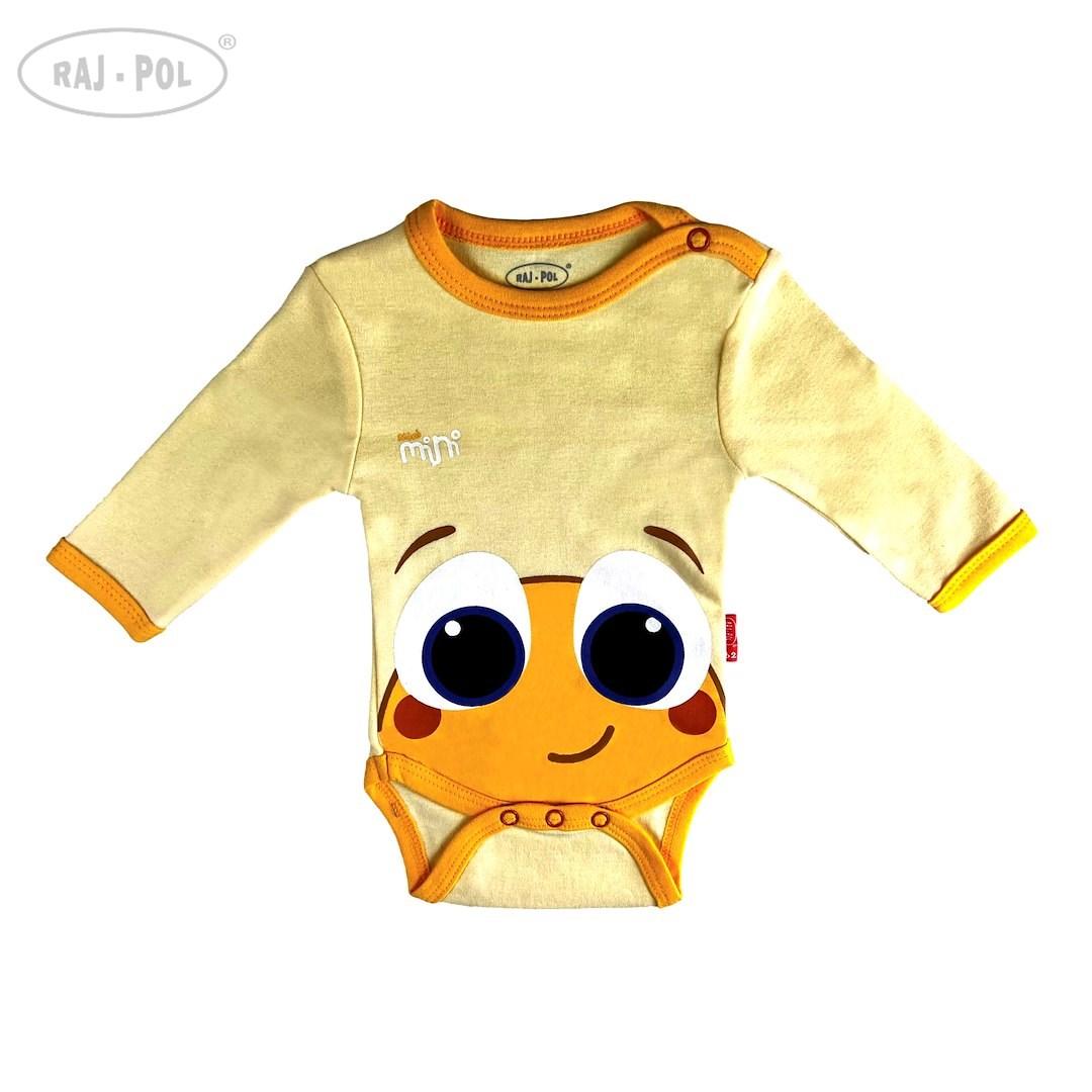 Body dziecięce z długim rękawem waves mini pek-bod004