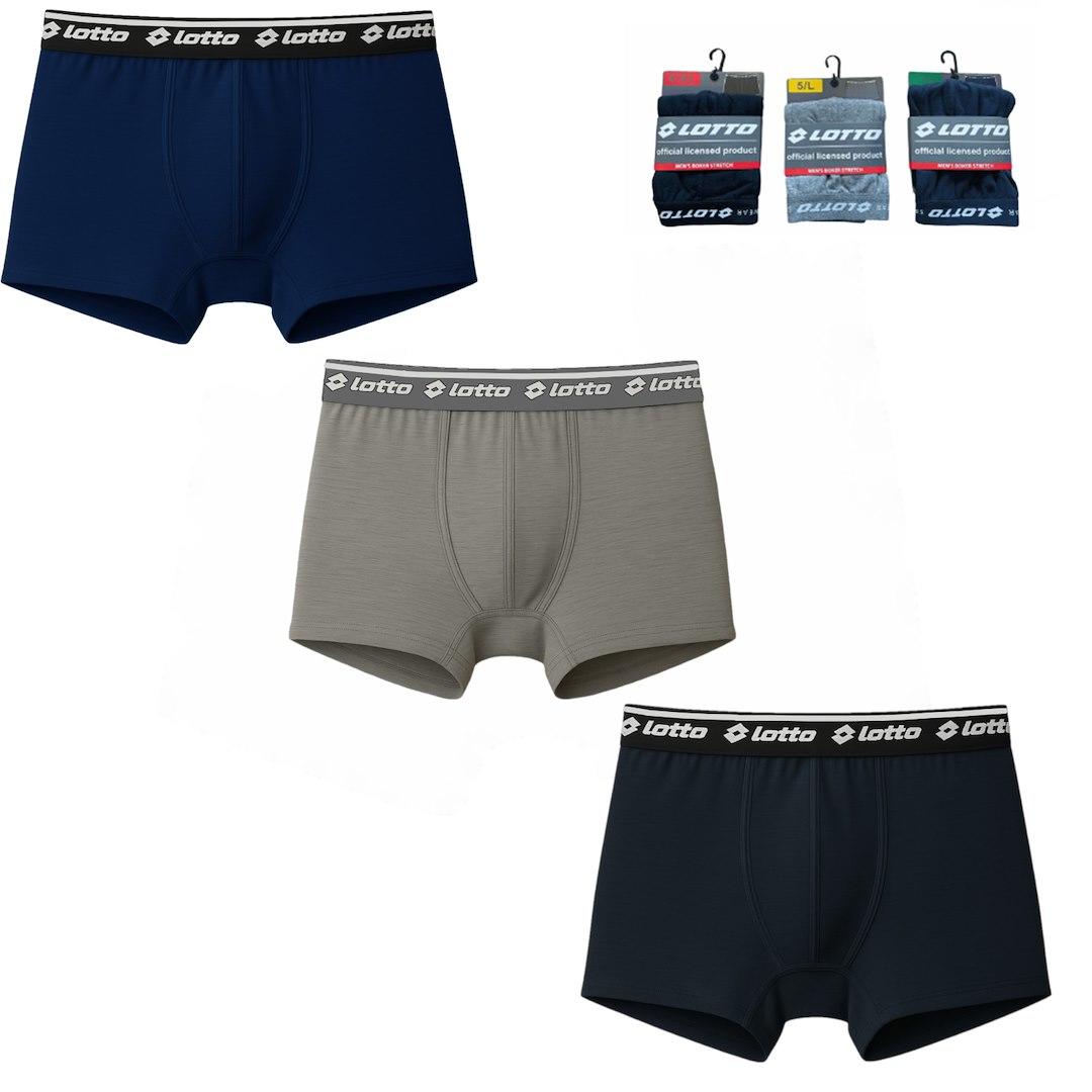 Męskie bokserki lotto mix 30.51.12.18 m-xxl 167223