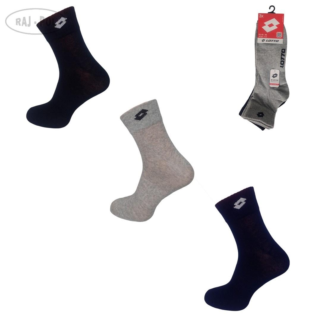 Skarpety męskie lotto mix player_ass 39/42 3-pak 294216, 294223