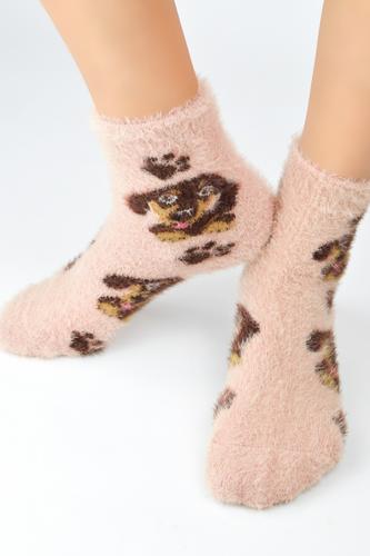 Skarpety puchate pies łapki sp007