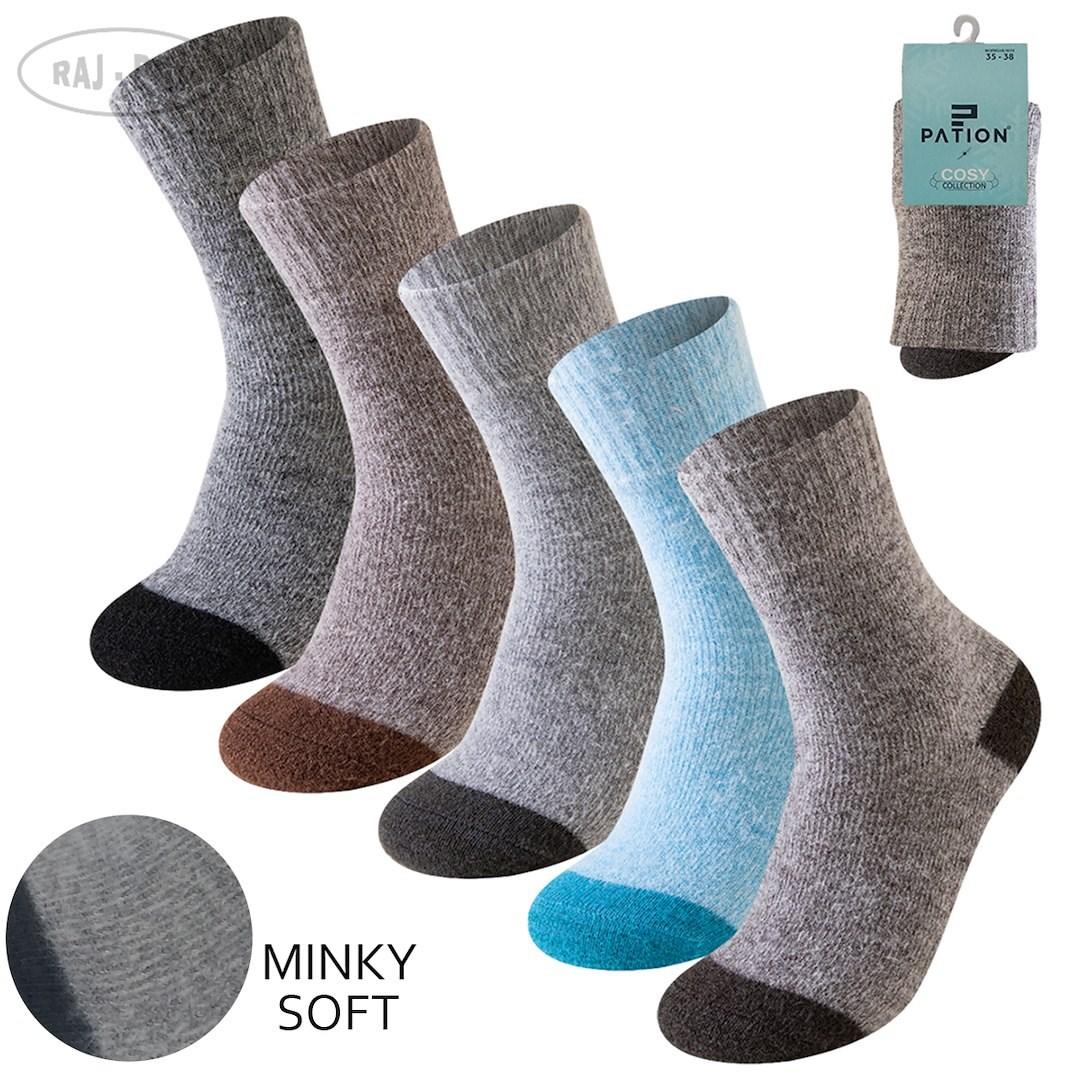 Skarpeta damska minky soft w25-08 756889, 756896