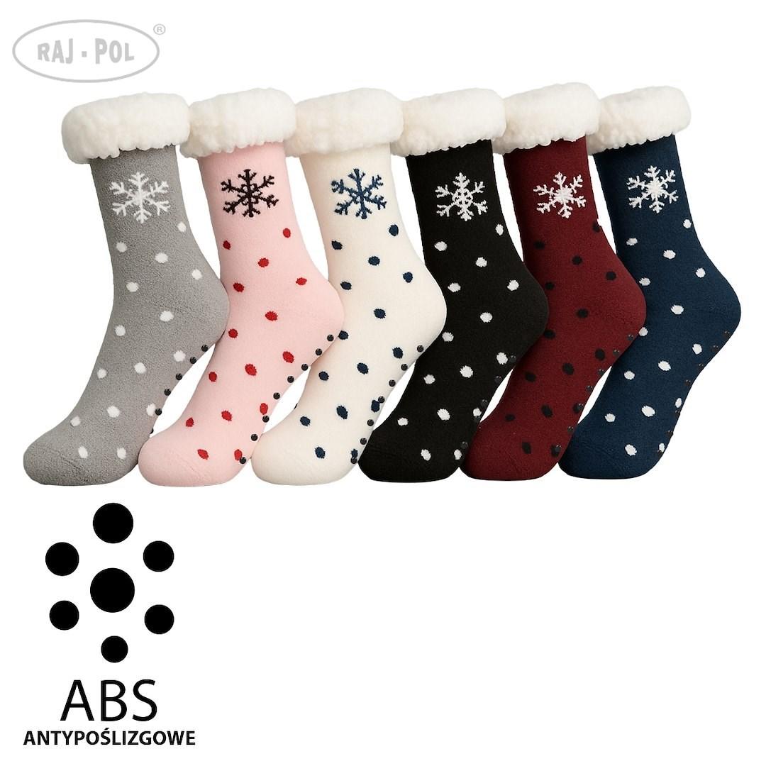 Skarpety góralskie damskie z abs 35-38 39-42 model sh25-12