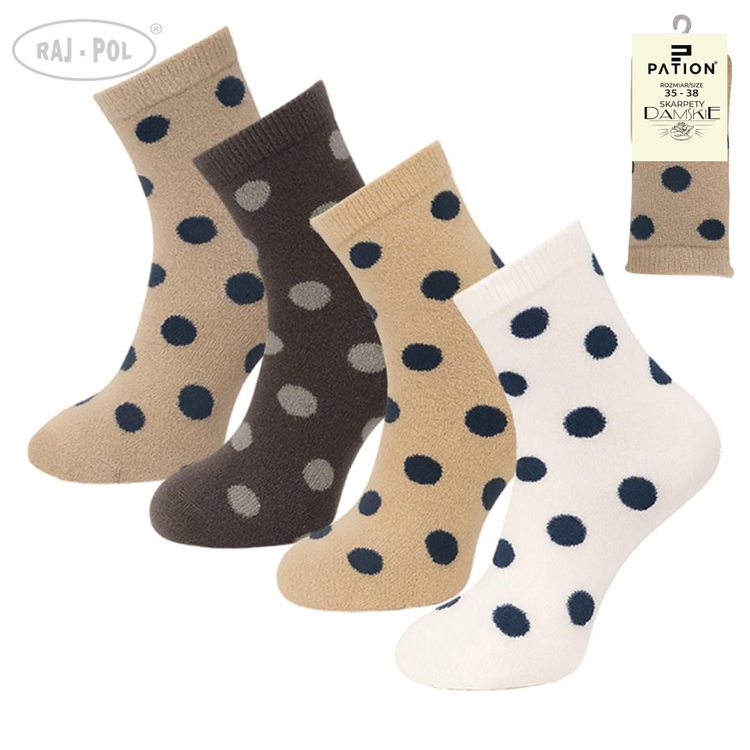 Skarpety damskie pation d-2513q kropki 754250, 754267