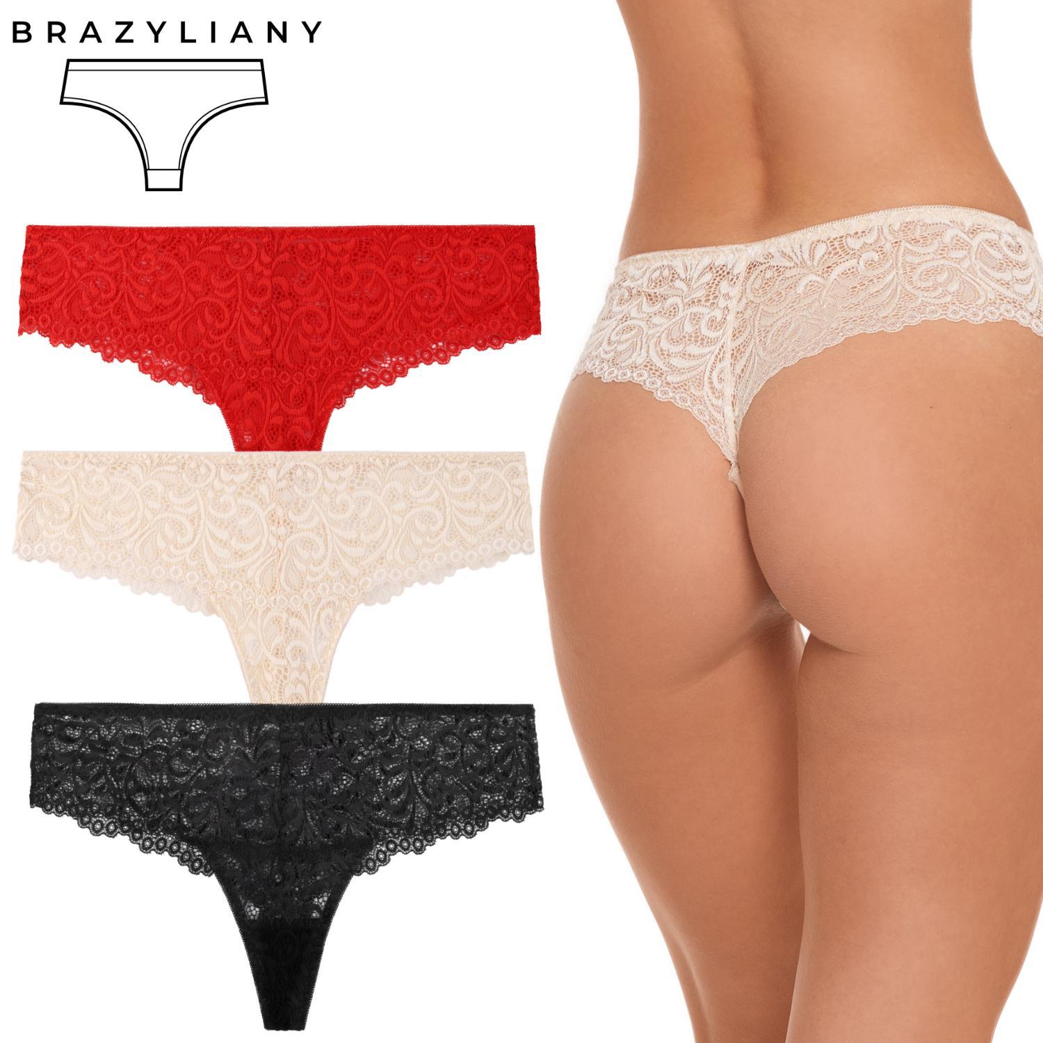 Figi damskie brazyliany bdm550-008