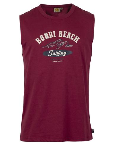 Roadsign męski tank top bondy beach, bordowy  21-036151, 21-036152, 21-036153, 21-036154, 21-036155