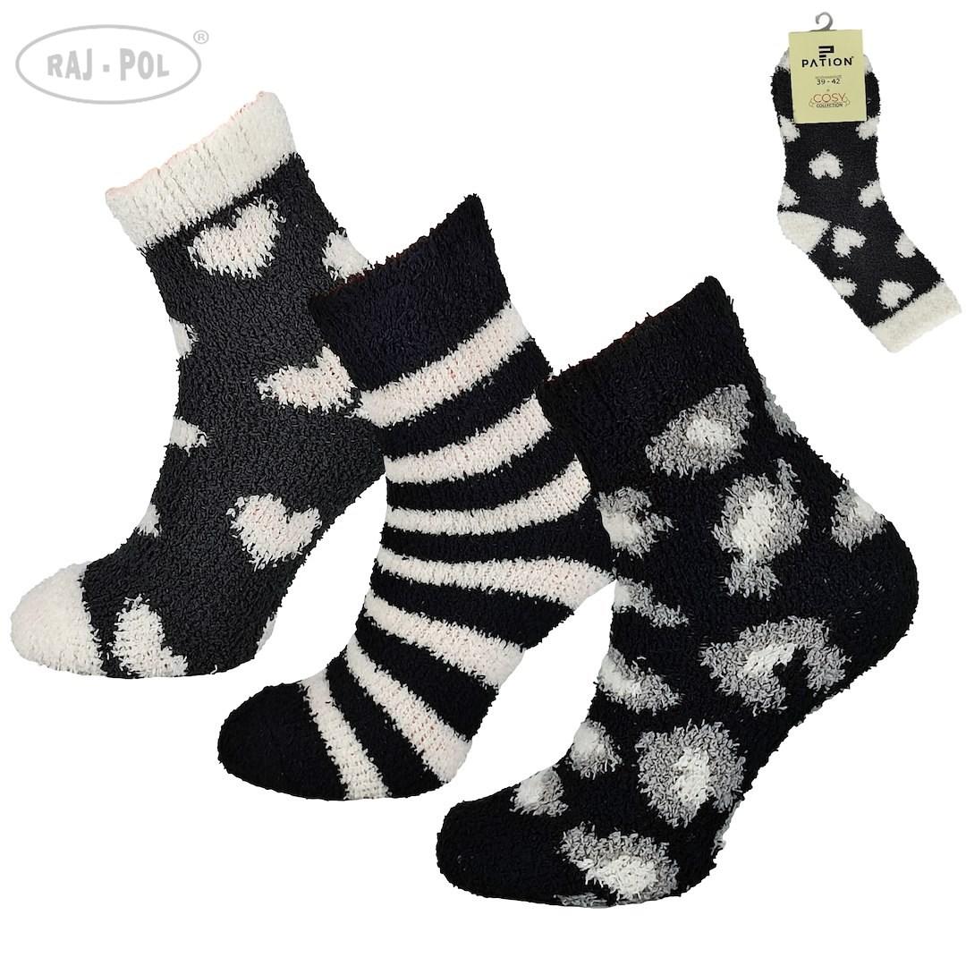 Skarpeta cosy bukla ciemne mix 35-38 39-42 736355