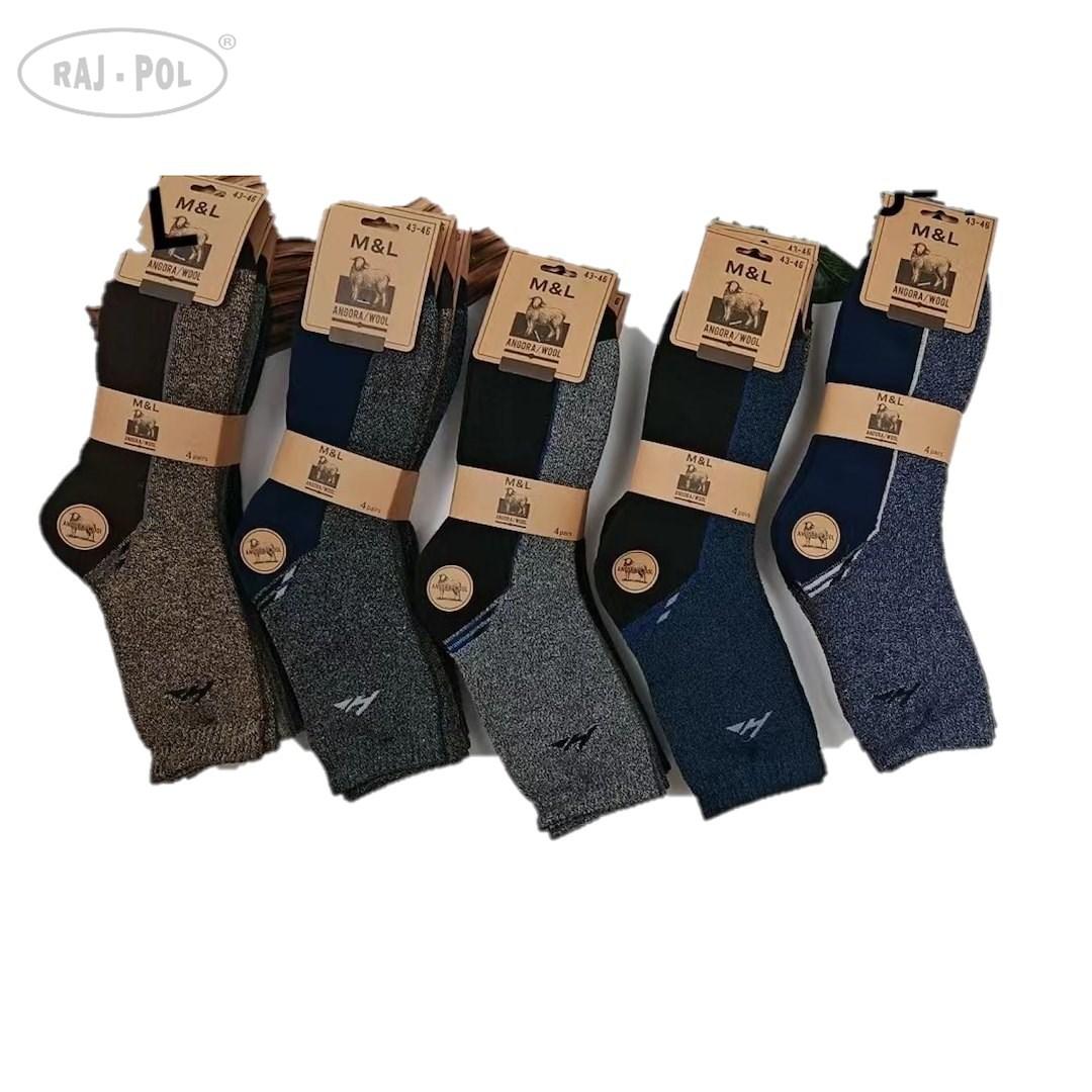 Skarpety męskie angora na frocie model jn-2015 791453