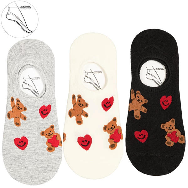 Baleriny damskie serca cdb200-140