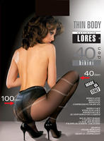 LORES / RAJSTOPY BIKINI THIN BODY 40 DEN - www.anstel.pl