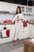 SENSIS / PIŻAMA SENSIS LILLIANA  3/4 CHRISTMAS - www.anstel.pl