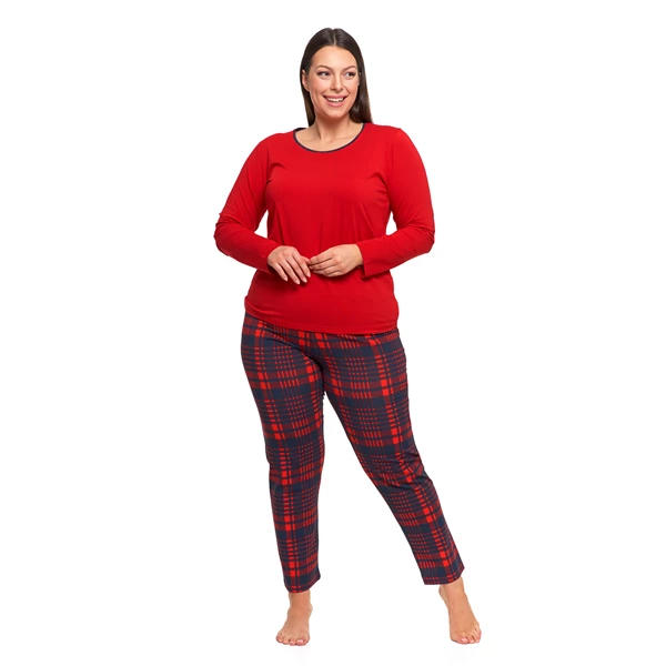 MORAJ / PIŻAMA DAMSKA PDD5500-005 PLUS SIZE - AW2024/25 - www.anstel.pl