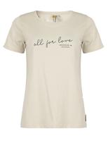 ROADSIGN / ROADSIGN T-SHIRT DAMSKI Z NADRUKIEM BEŻOWY 21-035599, 21-035600, 21-035601, 21-035604,  21-035605 - www.anstel.pl