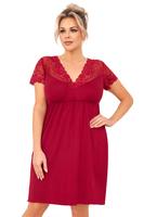 DONNA / KOSZULKA DAMSKA NOCNA Z KORONKĄ - LIVIA PLUS SIZE - www.anstel.pl