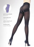 KNITTEX / RAJSTOPY MODELUJĄCE SYLWETKĘ PUSH UP 40 DEN - www.anstel.pl