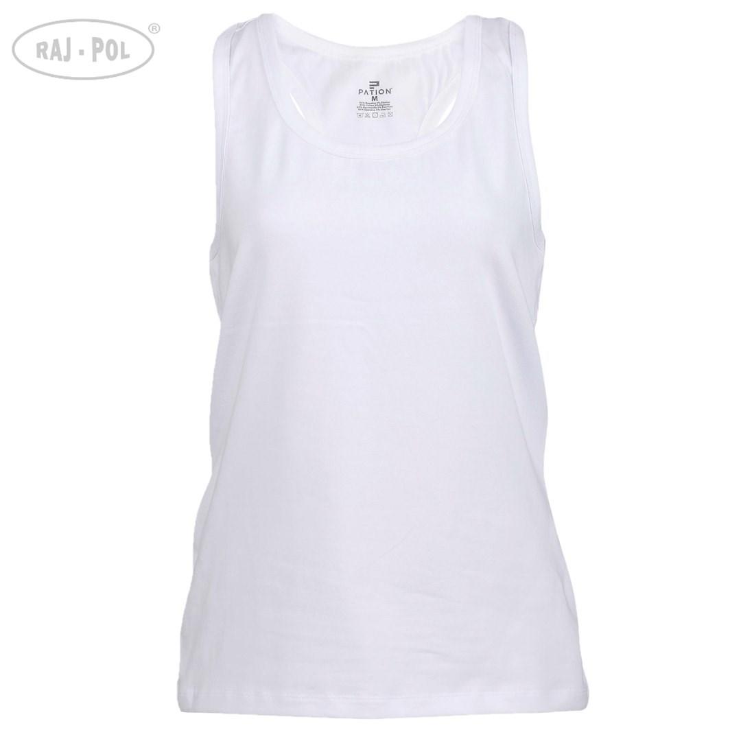 RAJ-POL / TANK TOP DAMSKI KOLOR BIAŁY 741014 - www.anstel.pl