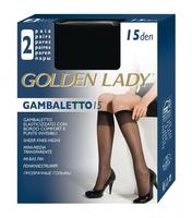 GOLDEN LADY / PODKOLANÓWKI GAMBALETTO GOLDEN LADY 15 DEN 2 PARY - www.anstel.pl