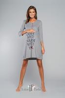 ITALIAN FASHION / KOSZULA NOCNA DAMSKA BALSAM 3/4 RĘKAW DLA CIĘŻARNYCH - www.anstel.pl
