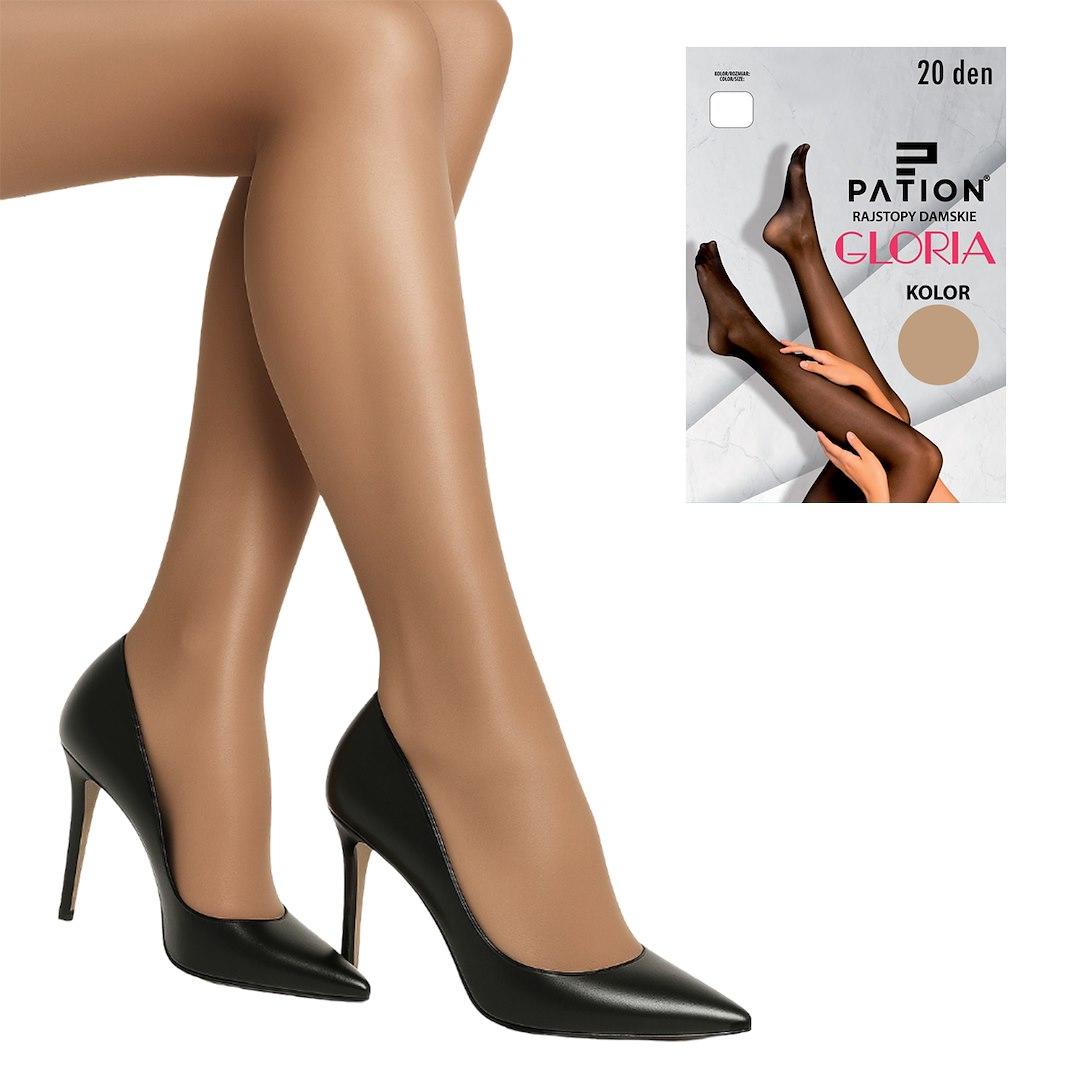PATION / RAJSTOPY DAMSKIE 20 DEN PATION GLORIA BEŻ IM 745838, 745845, 745852, 745869 - www.anstel.pl