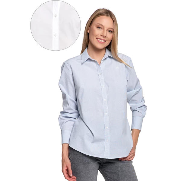 MORAJ / KOSZULA DAMSKA Z DŁUGIM RĘKAWEM OKD4500-001 - www.anstel.pl