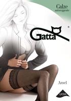 GATTA / ASSEL - POŃCZOCHY DAMSKIE WZORZYSTE Z KORONKĄ - www.anstel.pl