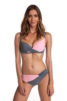 PRIMO / DWUCZĘŚCIOWY KOSTIUM KĄPIELOWY DWUKOLOROWE BIKINI USZTYWNIANE MISKI 169 - www.anstel.pl