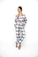 SENSIS / PIŻAMA ASHLYN DŁUGI RĘKAW. XS-2XL ROZPINANA - www.anstel.pl