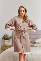 DOCTOR-NAP / SZLAFROK DAMSKI SWW.7461 BEIGE WL26 - www.anstel.pl