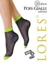 LORES / SKARPETKI POIS GIALLI 20 DEN - www.anstel.pl