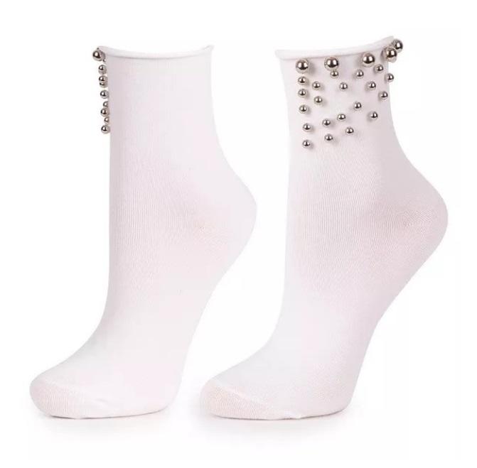 MARILYN / SKARPETKI DAMSKIE COTTON SILVER TEARS - www.anstel.pl