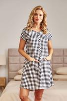 DOCTOR-NAP / KOSZULA CIĄŻOWA TCB.9444 BLACK CHECK WL26 - www.anstel.pl