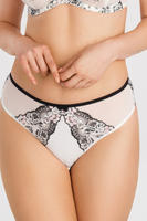 GORSENIA / K842 STRINGI BLACK & WHITE - www.anstel.pl
