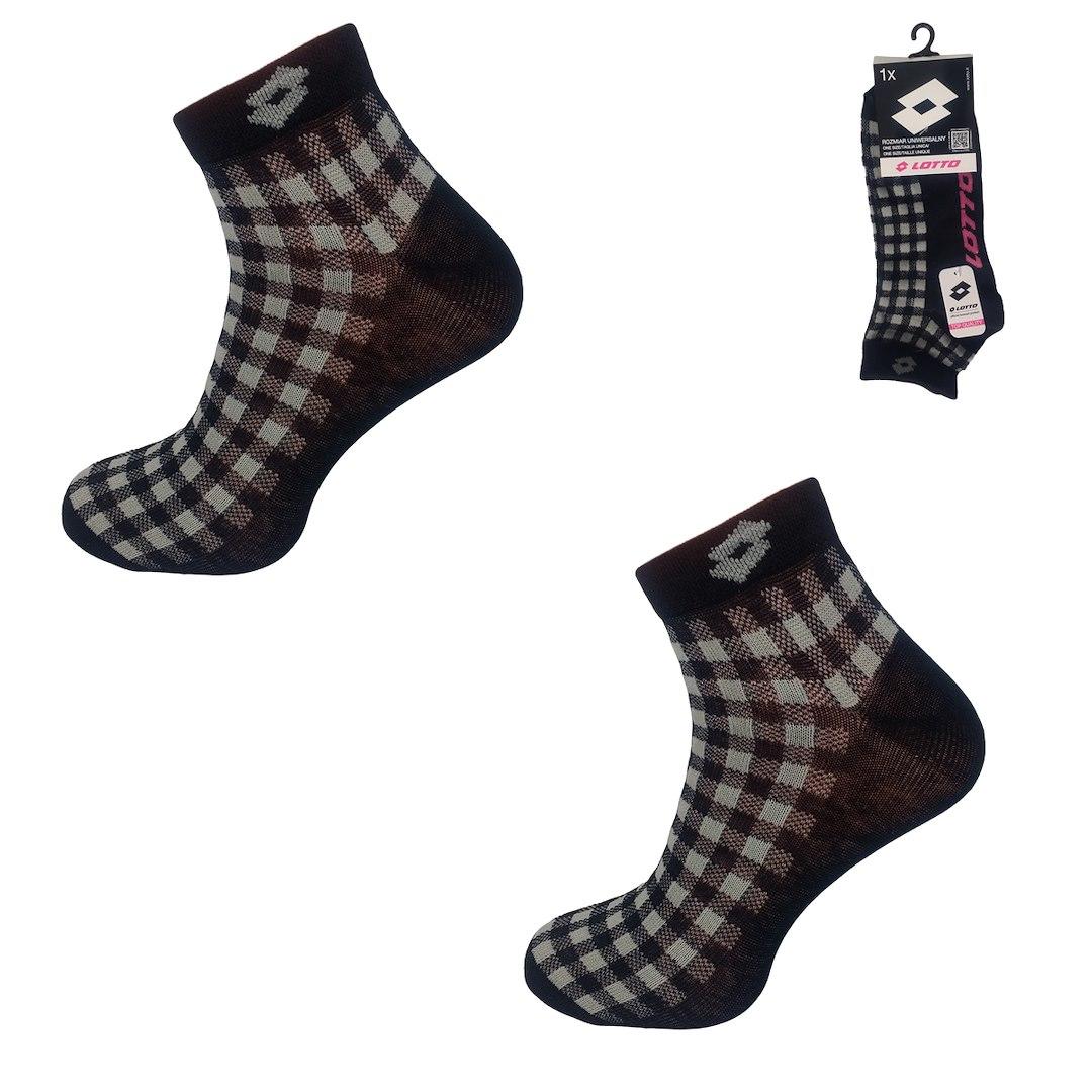 LOTTO / SKARPETA LOTTO QUAD_12ASSRT ONE SIZE BLACK 3 1-PAK 489032 - www.anstel.pl