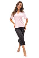 DONNA / PIŻAMA DAMSKA Z WISKOZY - PATI 3/4 - www.anstel.pl