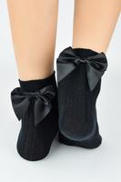 NOVITI / SKARPETY BAWEŁNIANE Z KOKARDĄ SB145 - www.anstel.pl