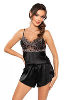 DONNA / PIŻAMA SATYNOWA DAMSKA SABRINA 1/2 - www.anstel.pl