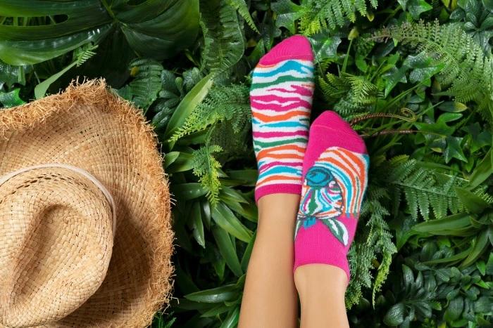 ITALIAN FASHION / SKARPETKI S118S ZEBRA STOPKI - www.anstel.pl