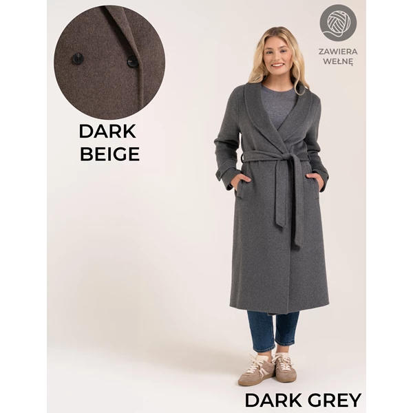 MORAJ / PŁASZCZ DAMSKI DŁUGI ODW9900-001 - www.anstel.pl