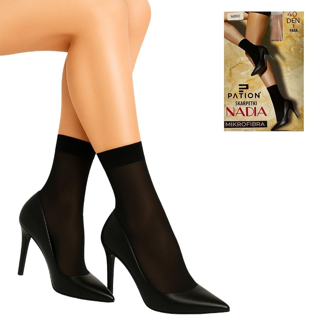 PATION / SKARPETKI PATION MIKROFIBRA 40 DEN NERO 742349 - www.anstel.pl