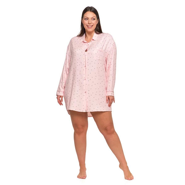 MORAJ / KOSZULA DAMSKA WISKOZA PLUS SIZE PDK5600-001 - AW2024/25 - www.anstel.pl