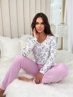 DONNA / PIŻAMA DAMSKA DWUCZĘŚCIOWA - SHEEP LONG - www.anstel.pl