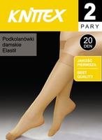 KNITTEX / KNITTEX - PODKOLANÓWKI ELASTIL 20 DEN BEZUCISKOWE - www.anstel.pl